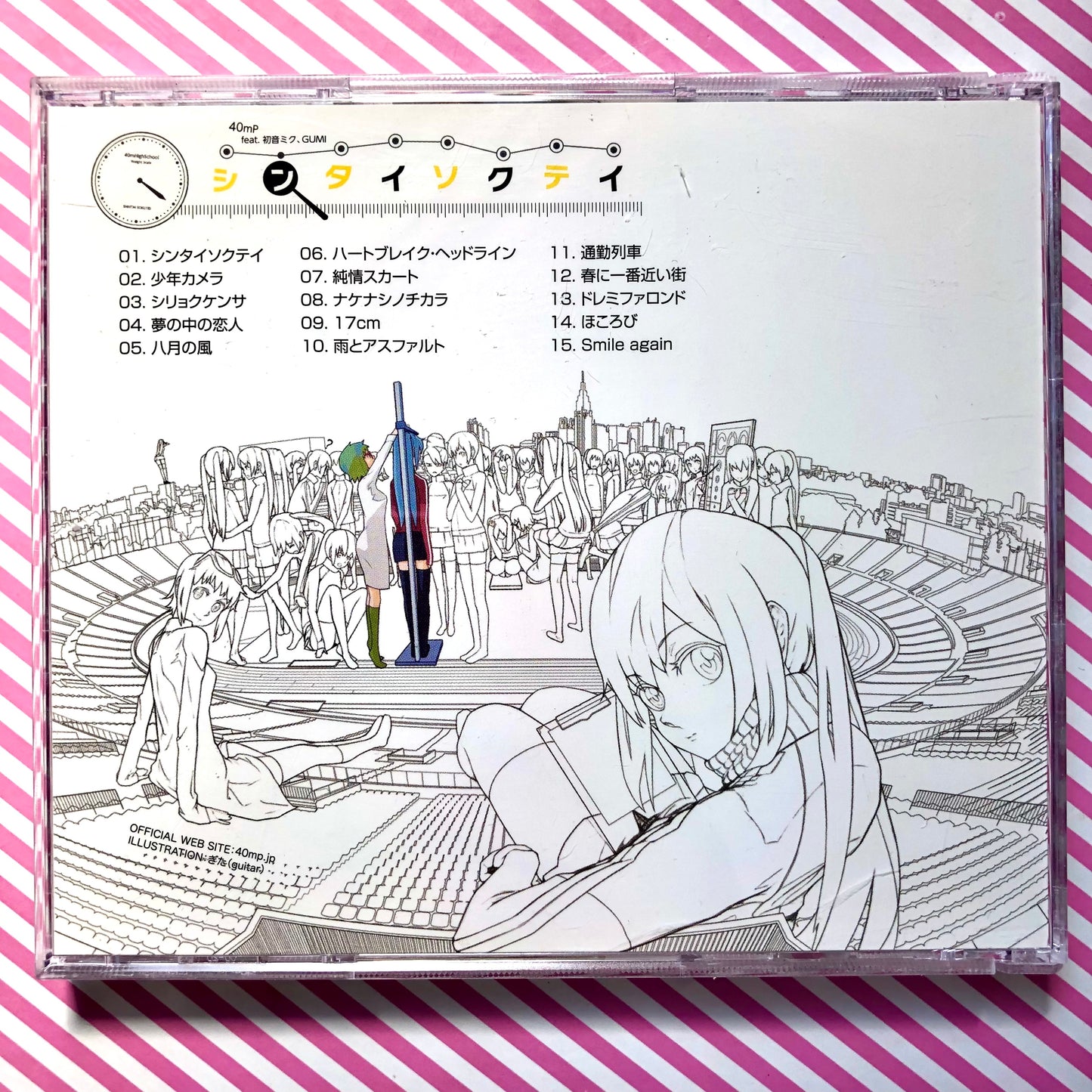 40mP - Shintai Sokutei - Album CD Vocaloid Megooid Gumi et Hatsune Miku