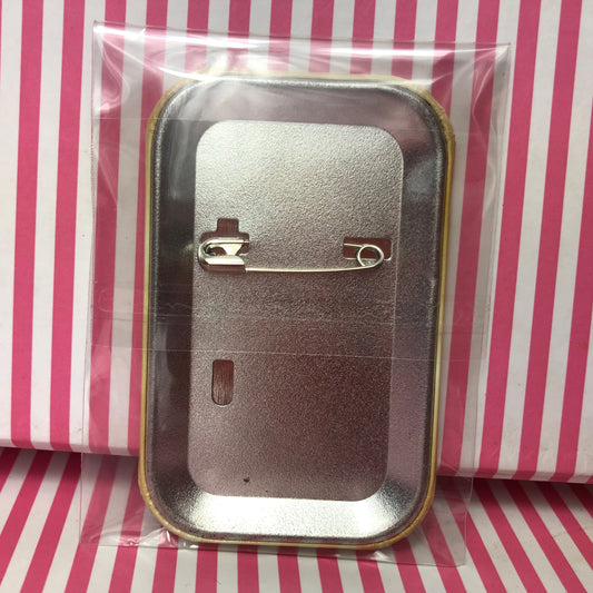 Badge carré A du projet Sekai Otori Emu