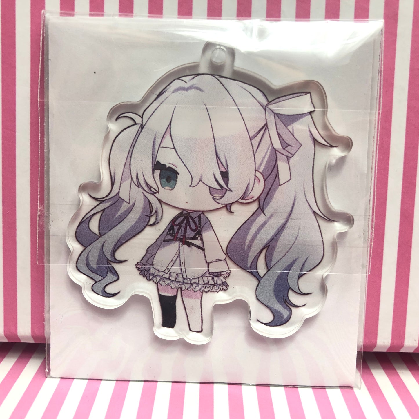 Porte-clés acrylique de scène colorée du projet Sekai ! pi. Hatsune Miku vide Sekai Ver.