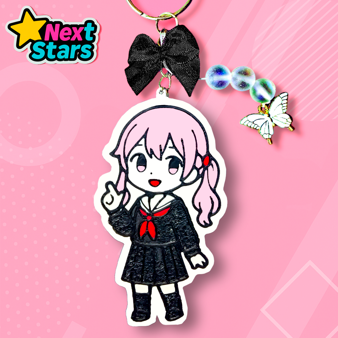 3D Relief Amulet Keychain 'Next Stars' Akiyama Mizuki Project Sekai Colorful Stage ft. Hatsune Miku