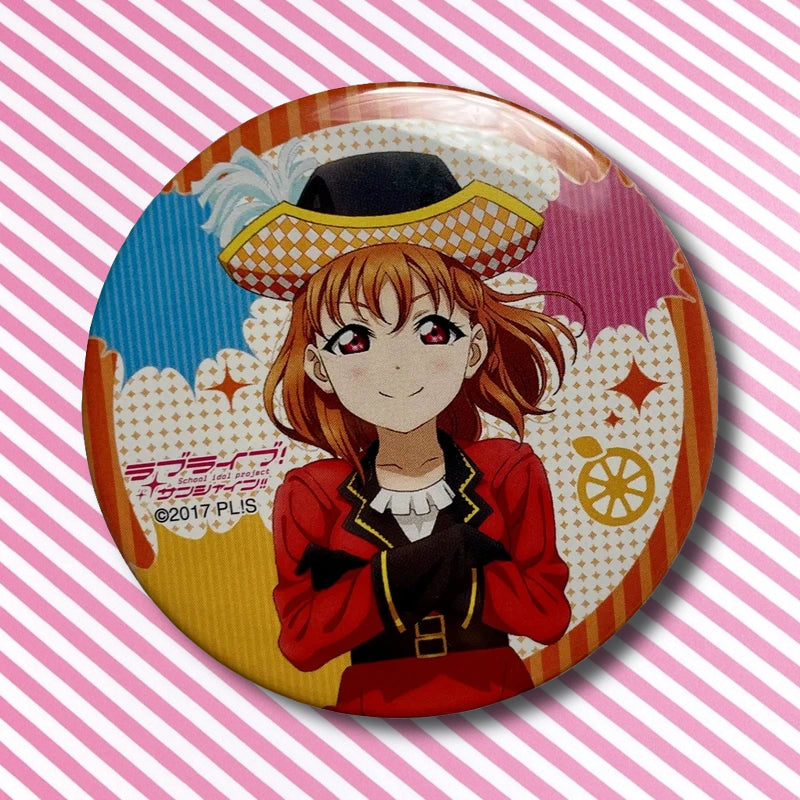 Official Love Live The School Idol Project Chika Takami Pin Badge