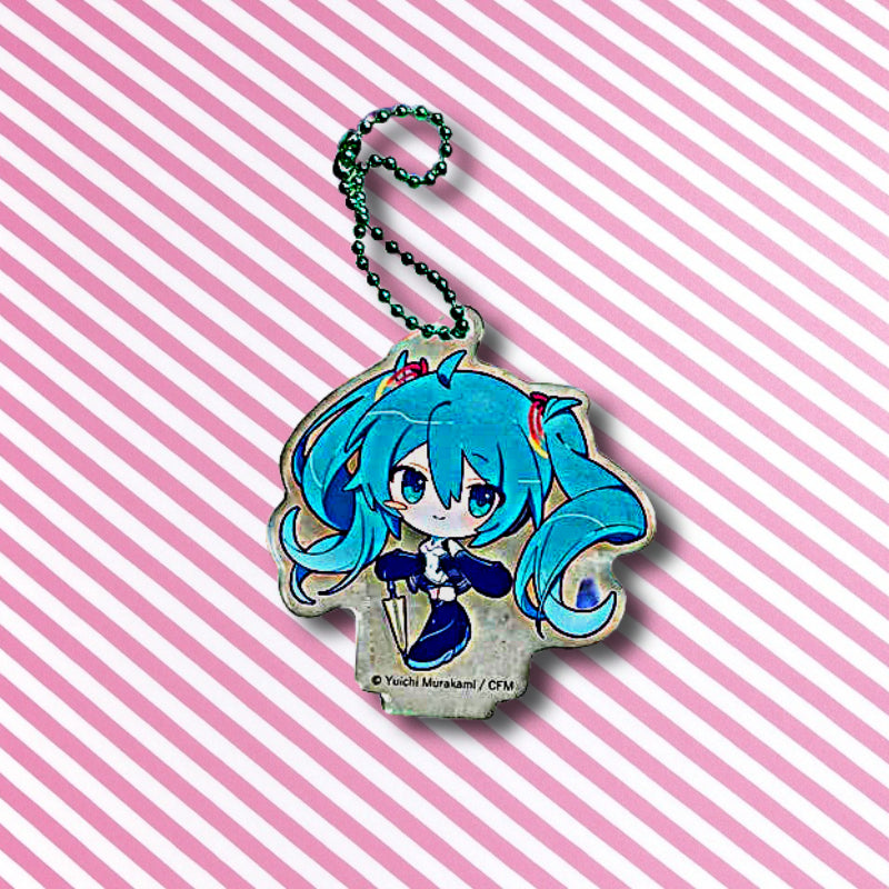 Official Sega Hatsune Miku Racing Miku 15th Anniversary Project Sekai Stand Acrylic Keychain