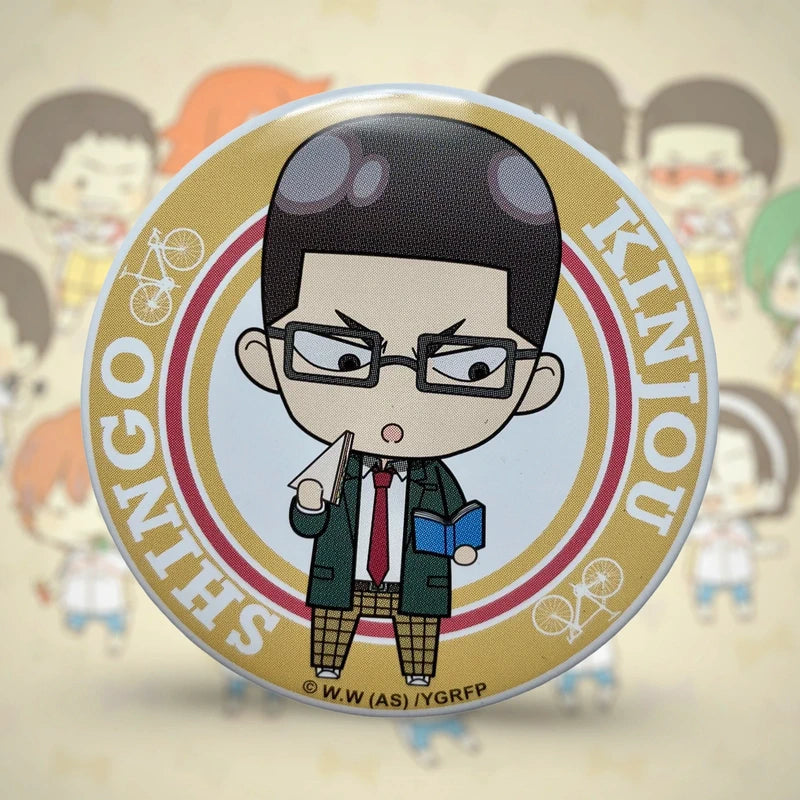 Official Banpresto Yowamushi Pedal Shingo Kinjou Badge
