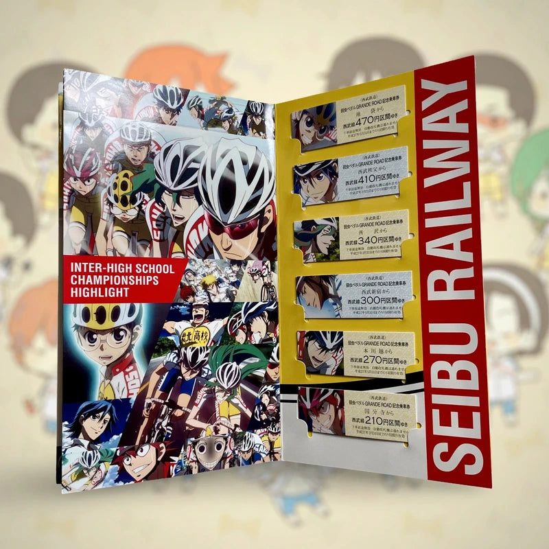 Official Yowamushi Pedal Collaboration Memorial Ticket