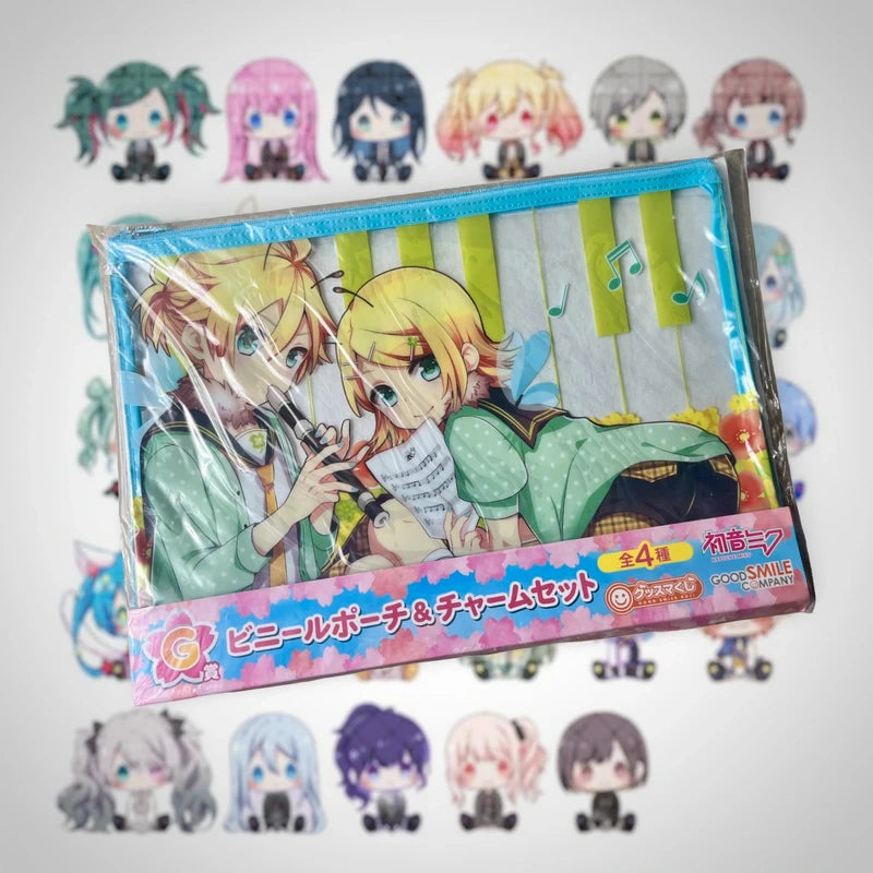 Official Ichiban Kuji Kagamine Len and Rin Vinyl Pouch