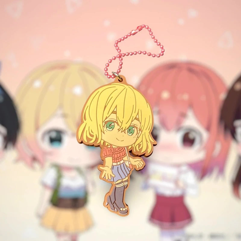 Official Rent A Girlfriend Mami Namami Rubber Keychain
