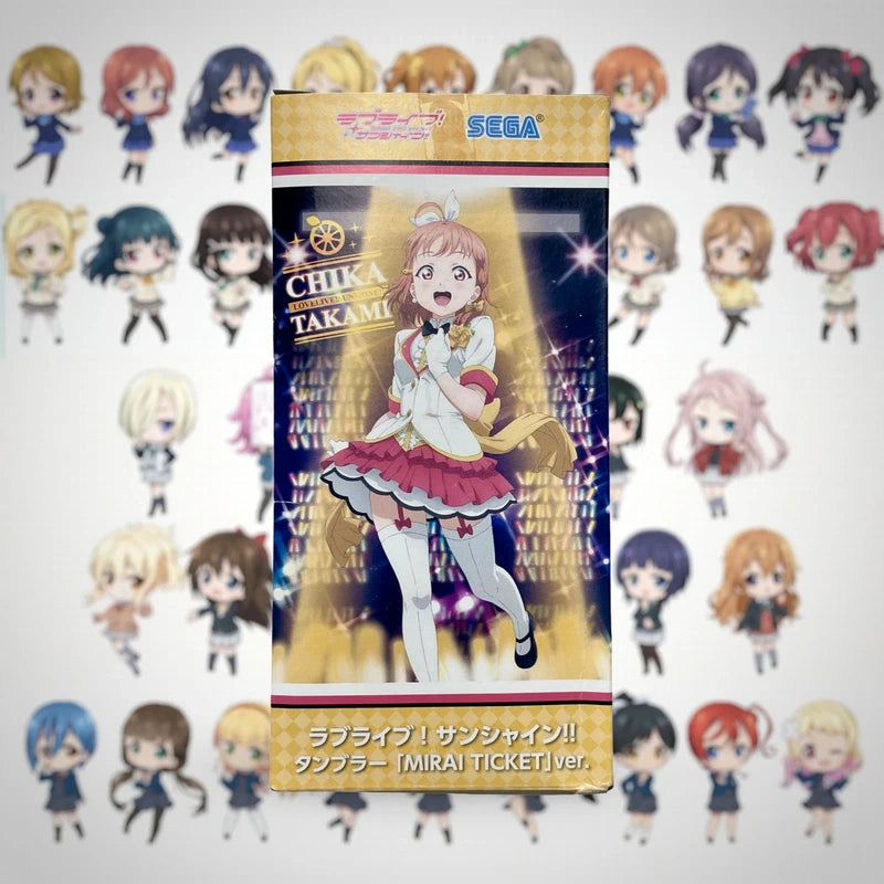 Official Sega Love Live Sunshine Mirai Ticket Version Chika Takami Glass