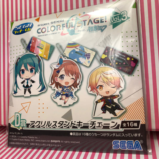 Project SEKAI COLORFUL STAGE! SEGA Lucky Kuji Vol.3 Keychain Stand Acrylic Gacha