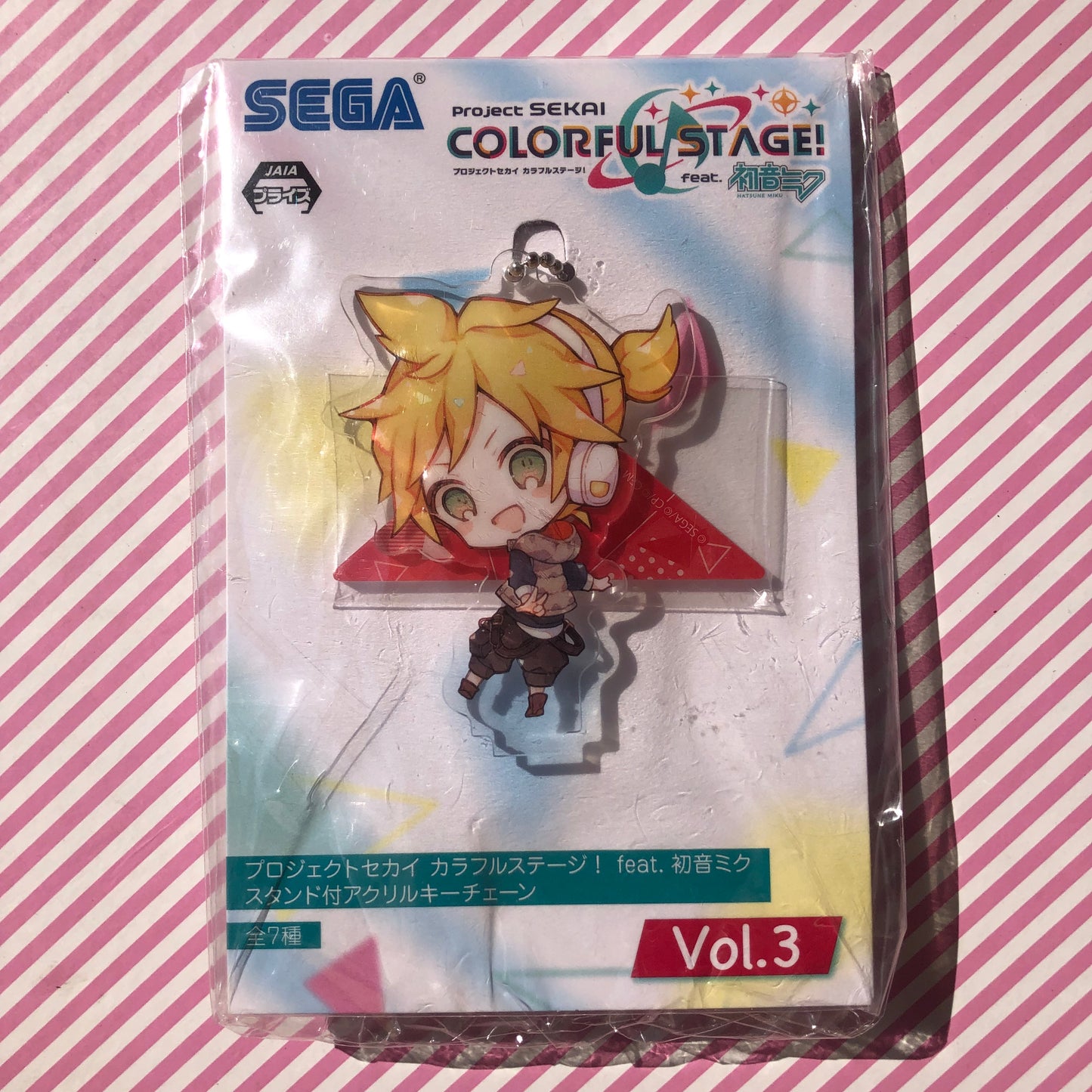 Llavero Stand Acrilico Project Sekai Vivid Bad Squad Kagamine Len Project Sekai Colorful Stage! ft. Hatsune Miku Vol.3