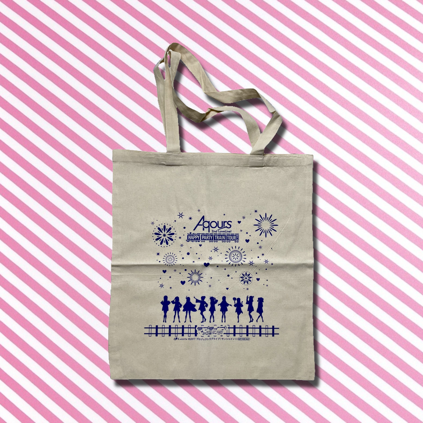 Love Live! Sunshine!! Aqours 2nd Live Tour Happy Party Train Canvas Tote Bag