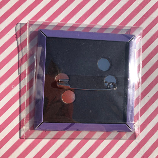 Projet de badge carré Scène colorée Sekai ! pi. Hatsune Miku Chibi Asahina Mafuyu