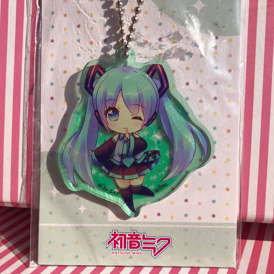 Original Vocaloid Hatsune Miku B Acrylic Keychain
