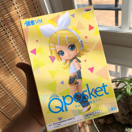 Figurine Kagamine Rin QPosket Banpresto Vocaloid Hatsune Miku