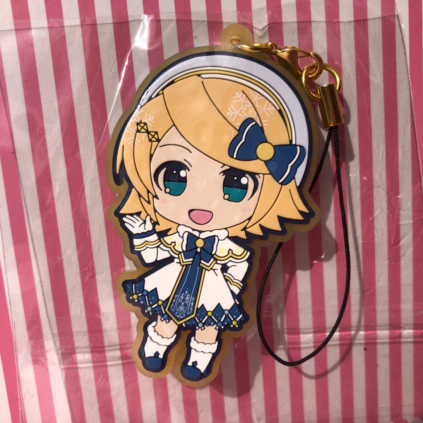 Kagamine Rin Keychain - Vocaloid Hatsune Miku Snow Miku 2021