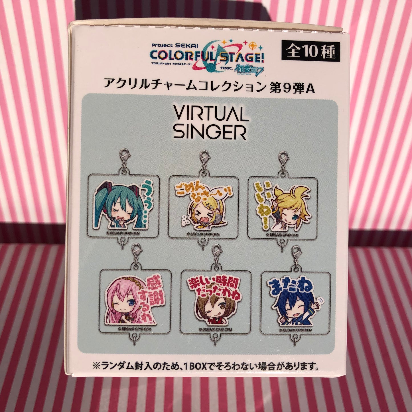 Amuleto Llavero Acrílico Gacha Nightcord at 25:00 / Vocal Singer - Project Sekai Colorful Stage! ft. Hatsune Miku