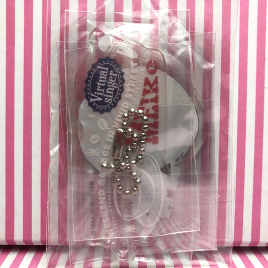 Porte-clés en acrylique limité « Garage du week-end dans Vivid Street » Meiko Project Sekai Colorful Stage ! pi. Hatsune Miku