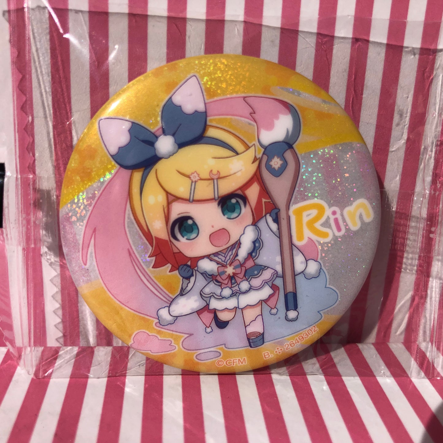 Kagamine Rin Badge - Vocaloid Hatsune Miku Snow Miku 2023