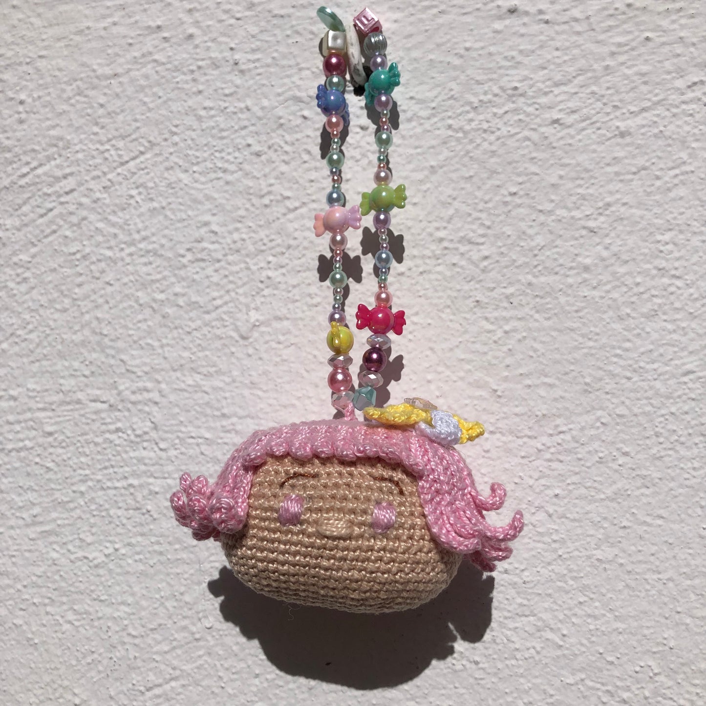 Amigurumi Fuwa Otori Emu Plush Head Handmade - Project Sekai Colorful Stage! ft. Hatsune Miku