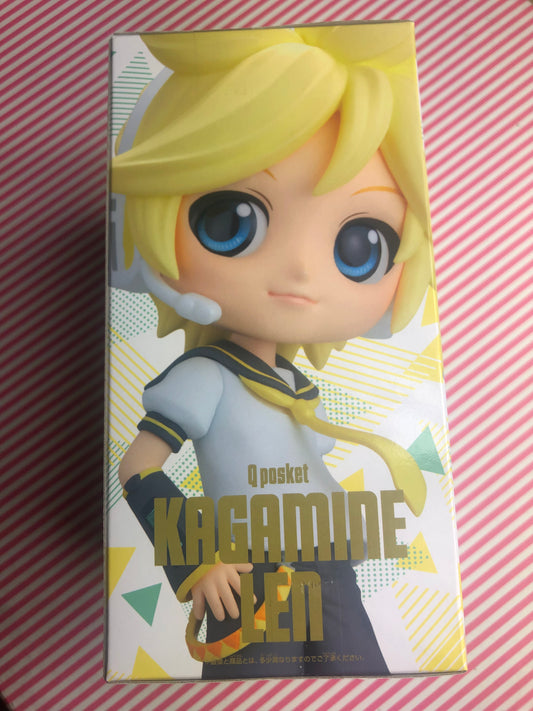 Figura Kagamine Len Vocaloid QPosket SEGA Banpresto