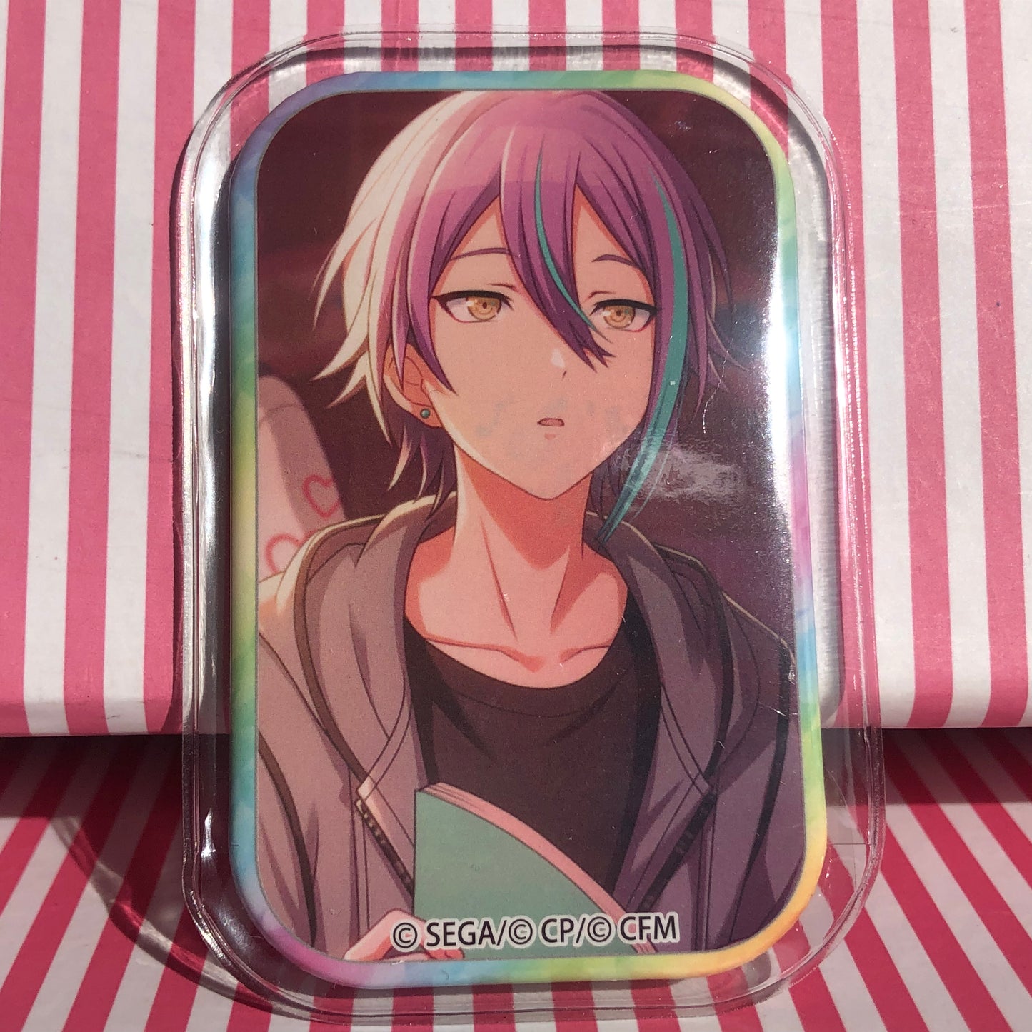 Badge carré Rui Kamishiro H Project Sekai Scène colorée ! pi. Hatsune Miku