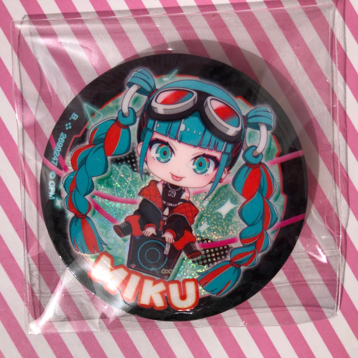 Badge Badge Hatsune Miku B ~ Magical Mirai 2023 ver. ~ badge métal Gashapon KUJI Hatsune Miku Asoto C Prix