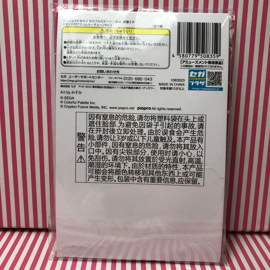 Projet Sekai Vivid Bad Squad Hatsune Miku Vol. 3 Porte-clés en acrylique