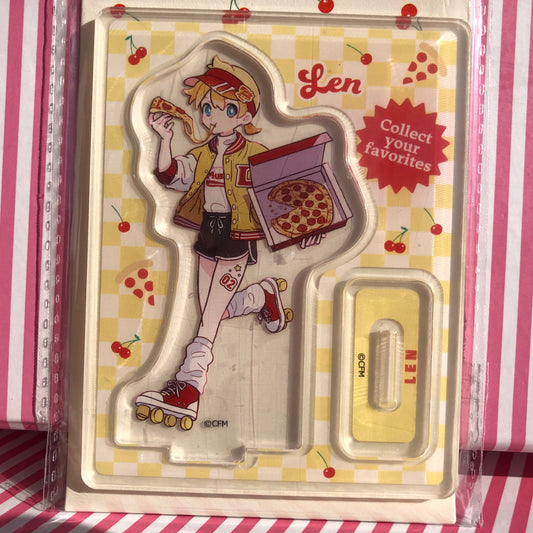 Soporte Acrílico Vocaloid Kagamine Len - Miku's Diner with Miku Miku Friends