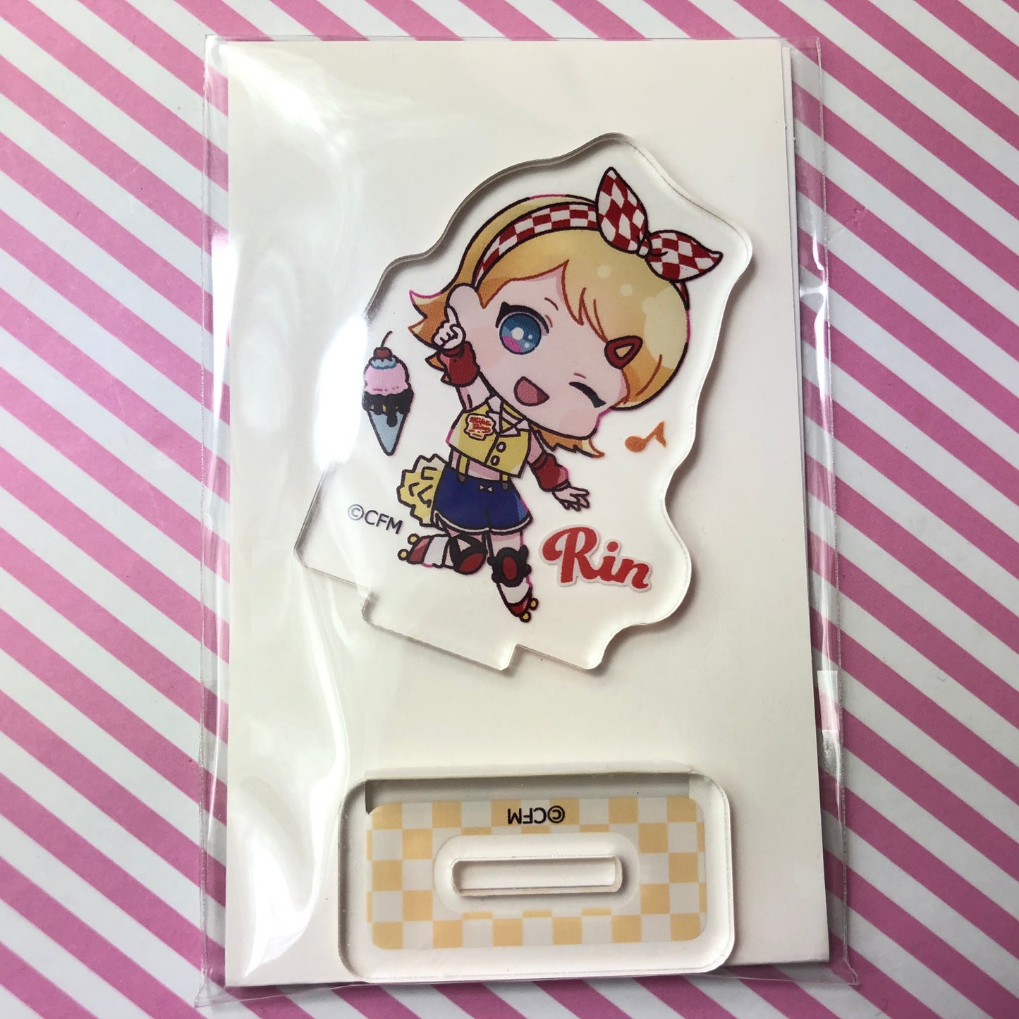 Support Acrylique Vocaloid Chibi Kagamine Rin - Hatsune Miku's Diner