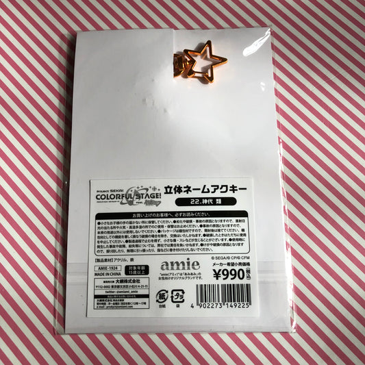 Porte-clés Nom Unité 3D Projet Sekai Colorful Stage ! pi. Hatsune Miku - Pays des Merveilles x Showtime