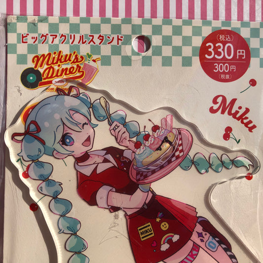 Soporte Acrílico Grande Vocaloid Hatsune Miku - Miku's Diner with Miku Miku Friends