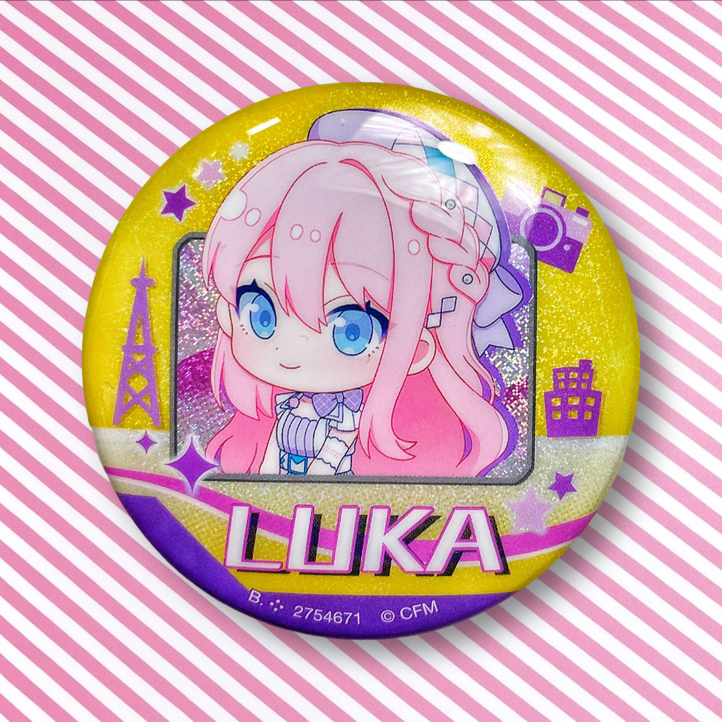 Badge Megurine Luka Magical Mirai 2024 Vocaloid Hatsune Miku