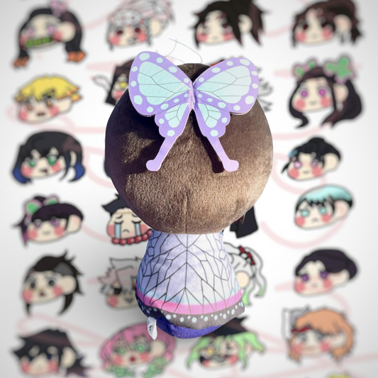 Shinobu Kocho Kimetsu No Yaiba Sitting Decorative Keychain