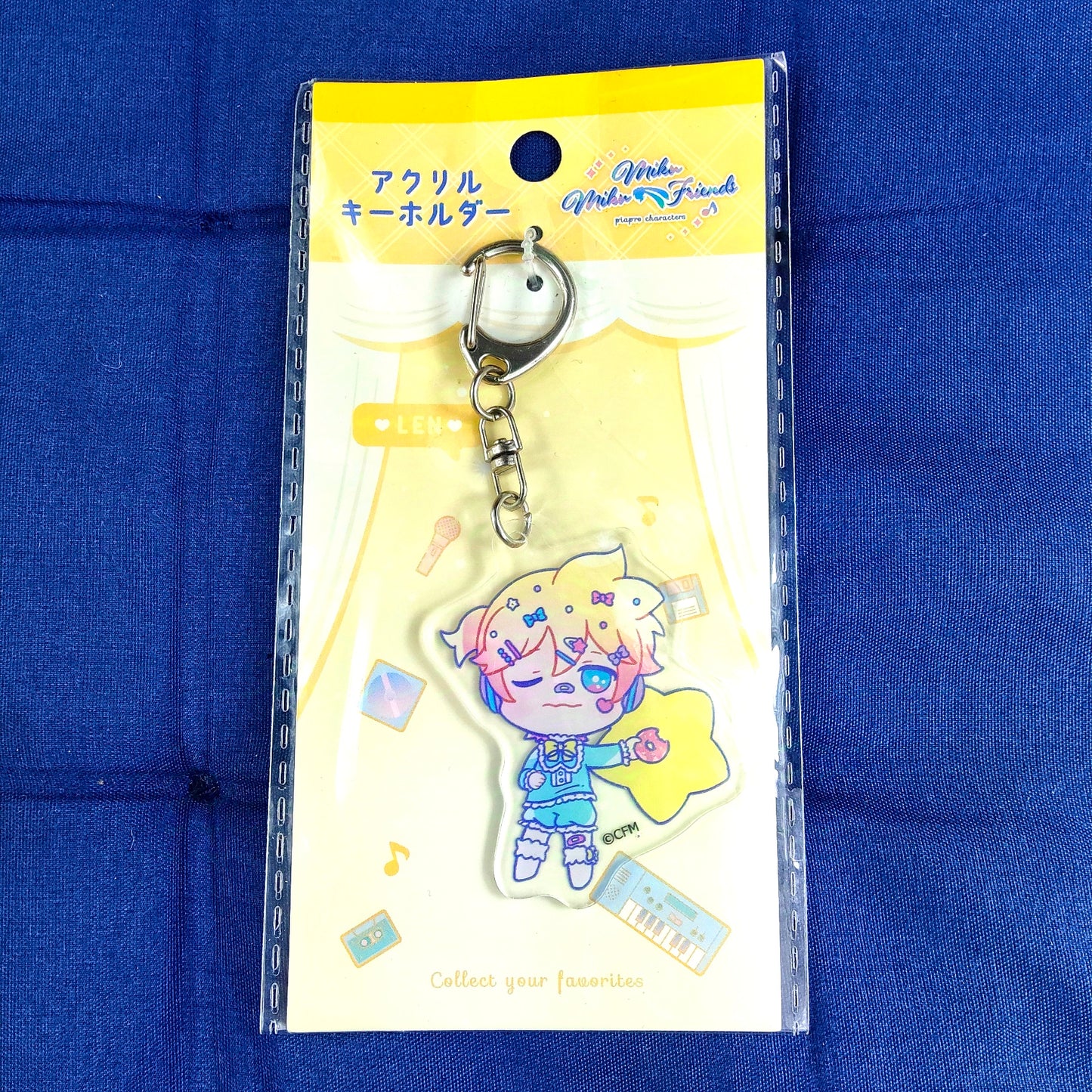 Vocaloid Kagamine Len Acrylic Keychain - Hatsune Miku Miku Friends