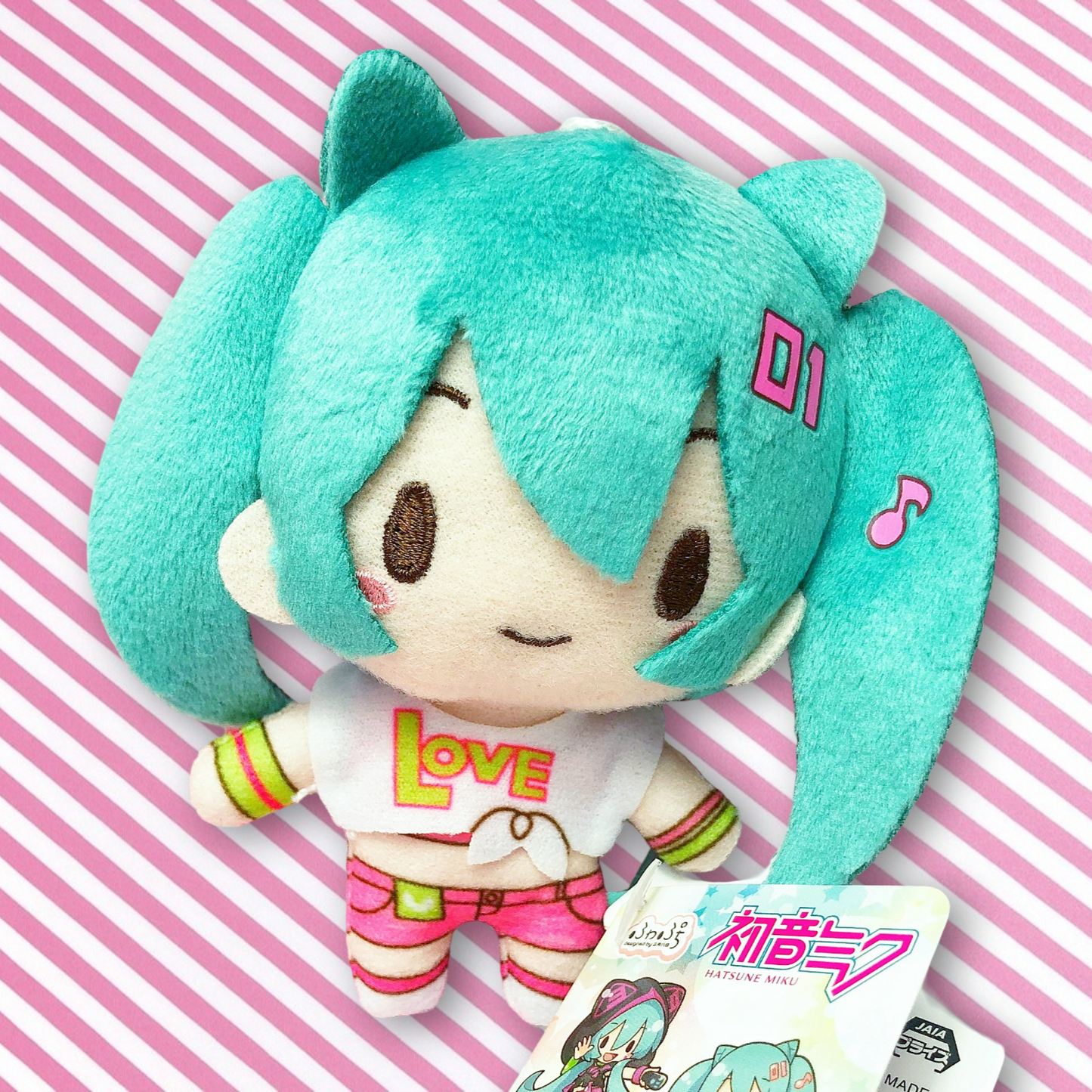 Nui Fuwa Petit Keychain Original Sega VOCALOID Hatsune Miku LIVE SUPPORT Ver. plush