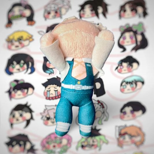 Nesoberi Sanemi Shinazugawa Kimetsu No Yaiba Decorative Keychain