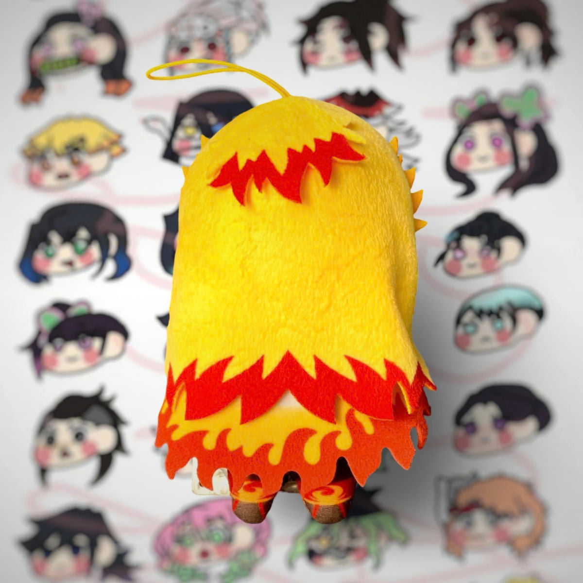 Decorative Keychain Kyojuro Rengoku Kimetsu No Yaiba Vol 1