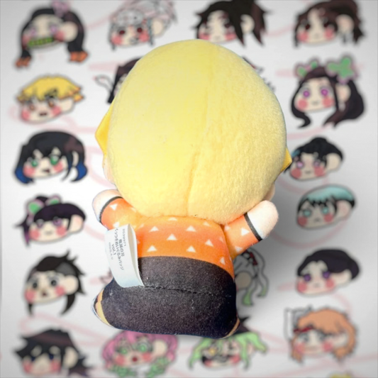 Zenitsu Agatsuma Kimetsu No Yaiba plush with safety pin