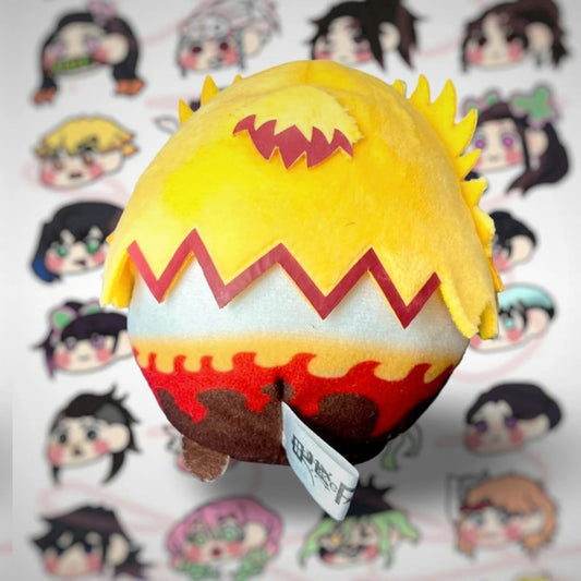 Kyojuro Rengoku Kimetsu No Yaiba Round Decorative Keychain