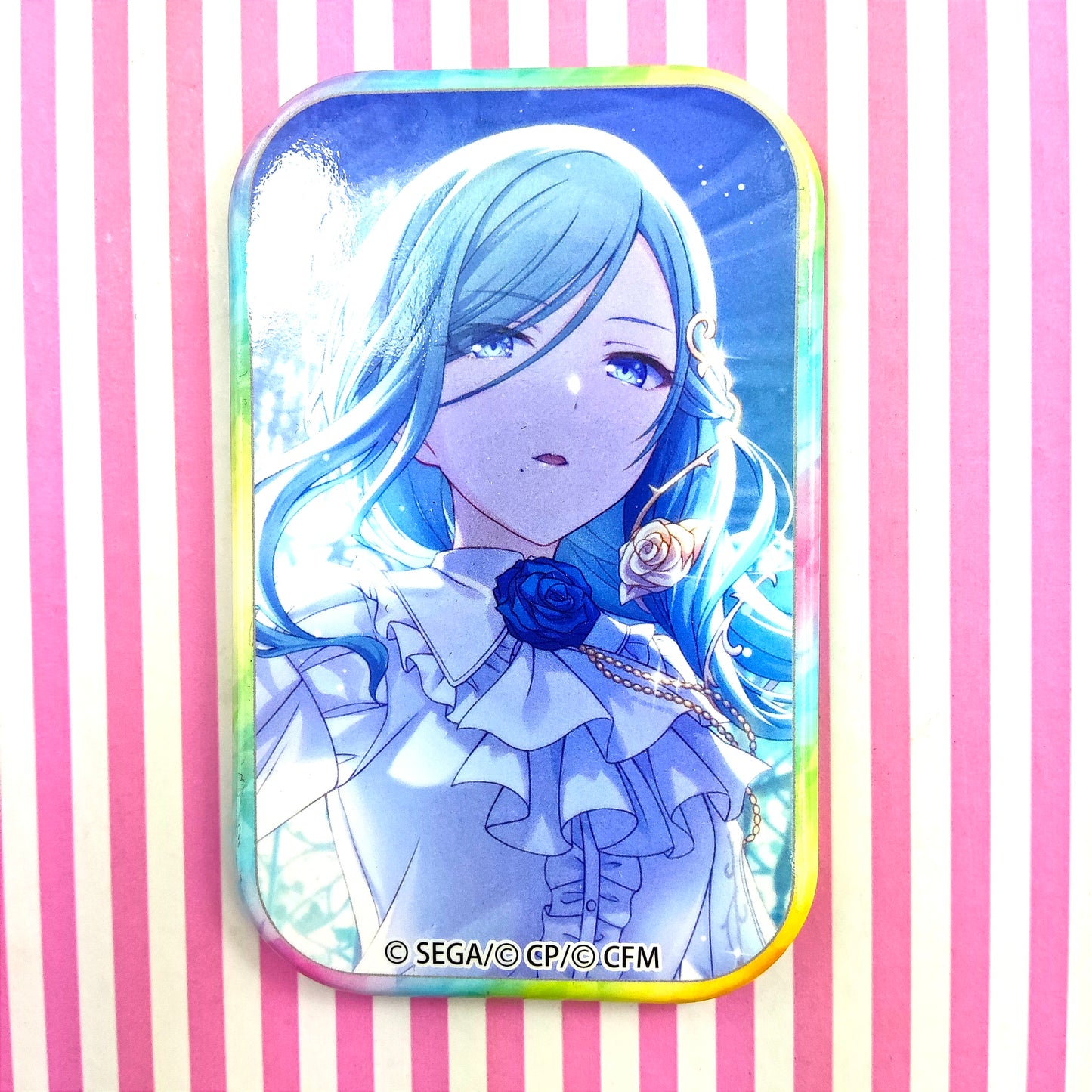 Hinomori Shizuku Square Badge E Project Sekai Colorful Stage! ft. Hatsune Miku