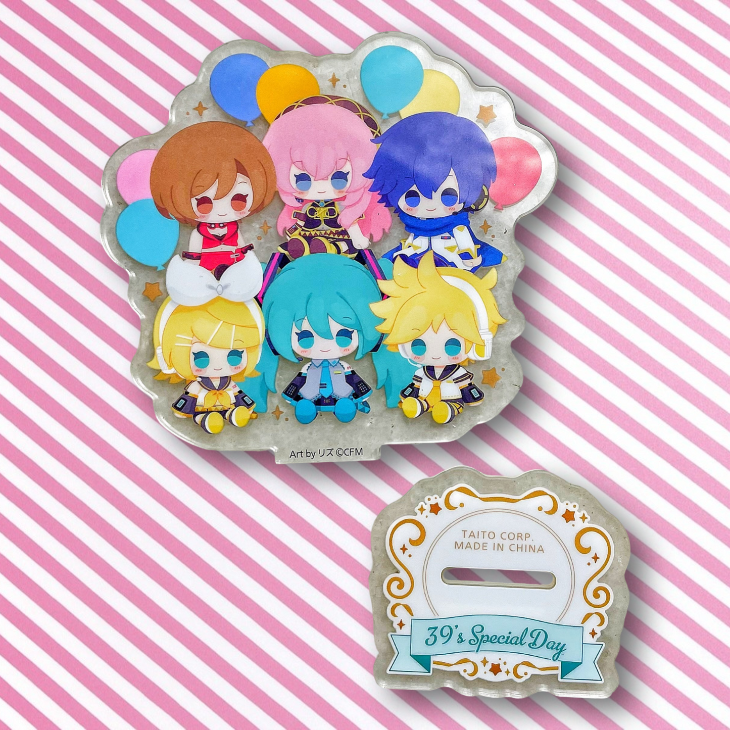 Acrylic Stand Support Taito Day of 39 kuji 2nd Season D Premio SP B Super Vocaloid Virtual Singer Hatsune Miku