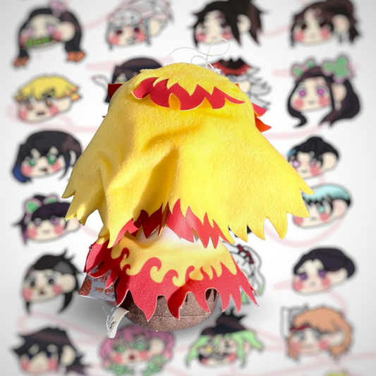 Kimetsu No Yaiba Kyojuro Rengoku Decorative Keychain