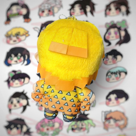 Crying Zenitsu Agatsuma Kimetsu No Yaiba Decorative Keychain