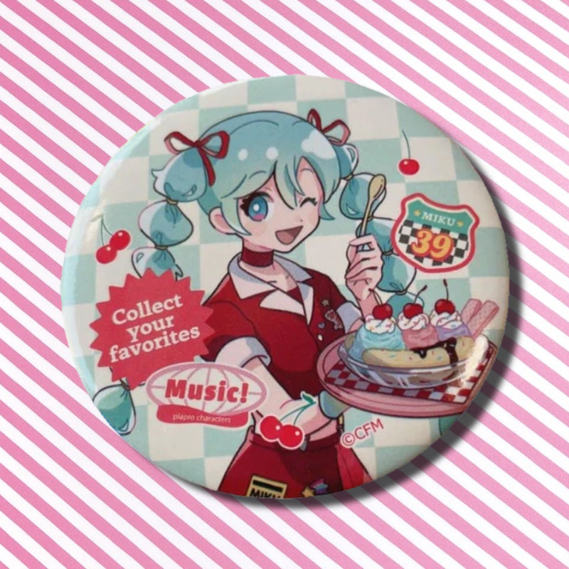 Official Sega Hatsune Miku Pin Badge