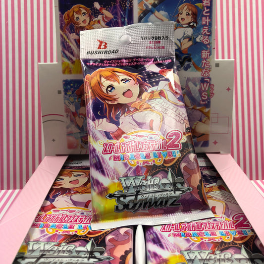 Weiss Schwarz Love Live! School Idol Project 2 Miracle Live! Booster Pack Box TCG