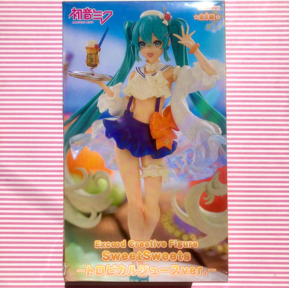 Hatsune Miku Exceed Creative Figure: SweetSweets Series Tropical Juice FuRyu