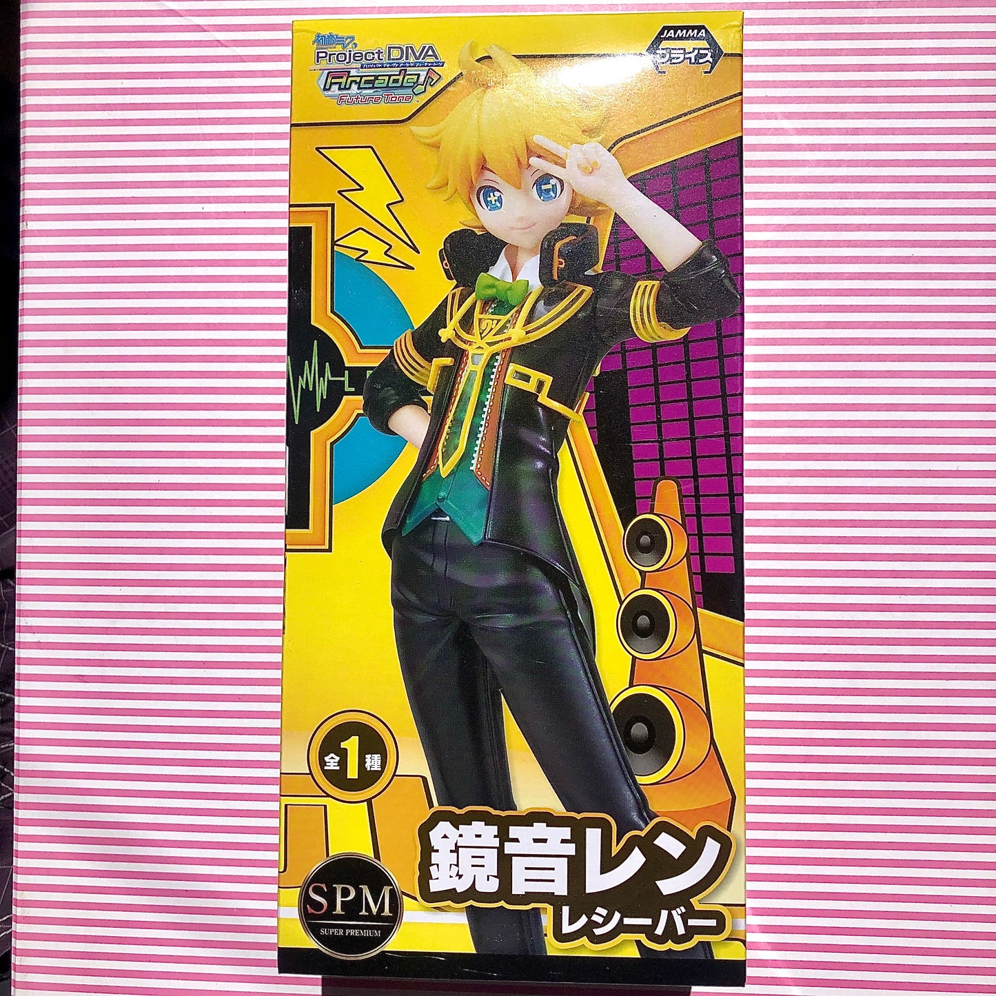 Kagamine Len Receiver Vocaloid Figura Project Diva Arcade Future Tone Remote Controller SPM SUPER PREMIUM