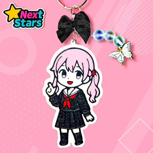 Llavero Amuleto Relieve 3D 'Next Stars' Akiyama Mizuki Project Sekai Colorful Stage ft. Hatsune Miku