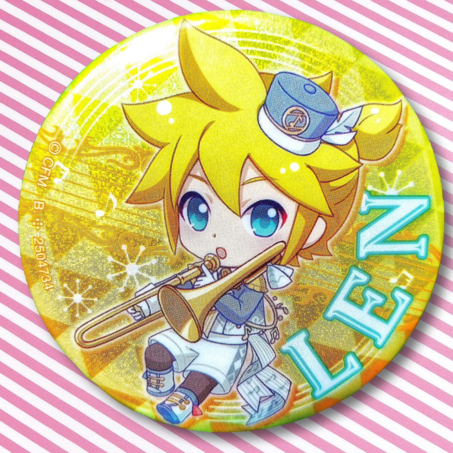 Chapa Vocaloid Kagamine Len Snow Miku 2020 Badge