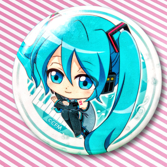Chapa Insignia Lucky Chibi Vocaloid Hatsune Miku Badge