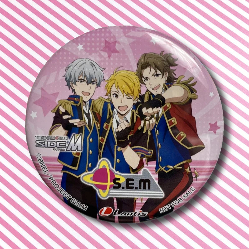 Official Lantis The Idolmaster SideM S.E.M. Badge